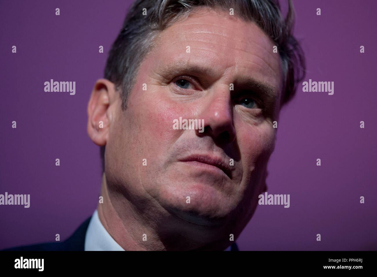 Liverpool, Großbritannien. 26. September 2018. Keir Starmer, Schatten Staatssekretär für die Europäische Union und Arbeit MP für Holborn und St Pancras nimmt an der Konferenz der Labour Party in Liverpool. © Russell Hart/Alamy Leben Nachrichten. Stockfoto