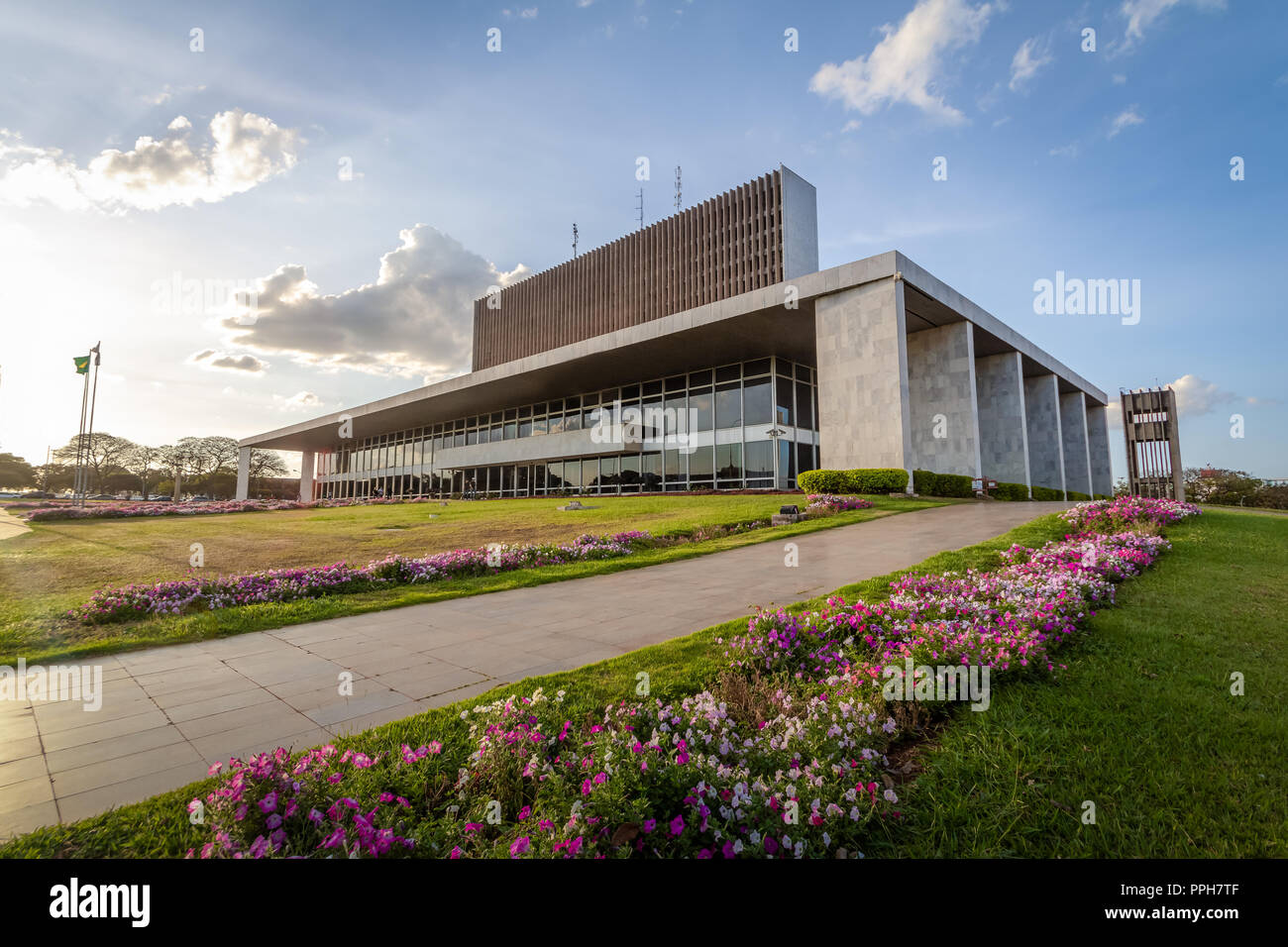 Palast von buriti Sitz der Regierung des Distrito Federal - Brasilia, Distrito Federal, Brasilien Stockfoto