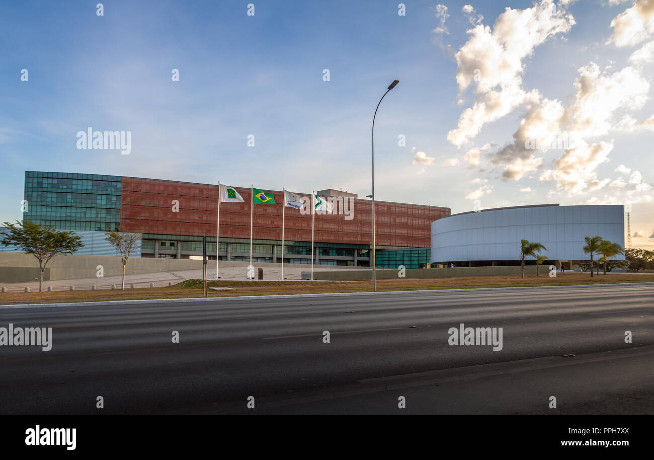 Legislative Kammer des Distrito Federal - Brasilia, Distrito Federal, Brasilien Stockfoto