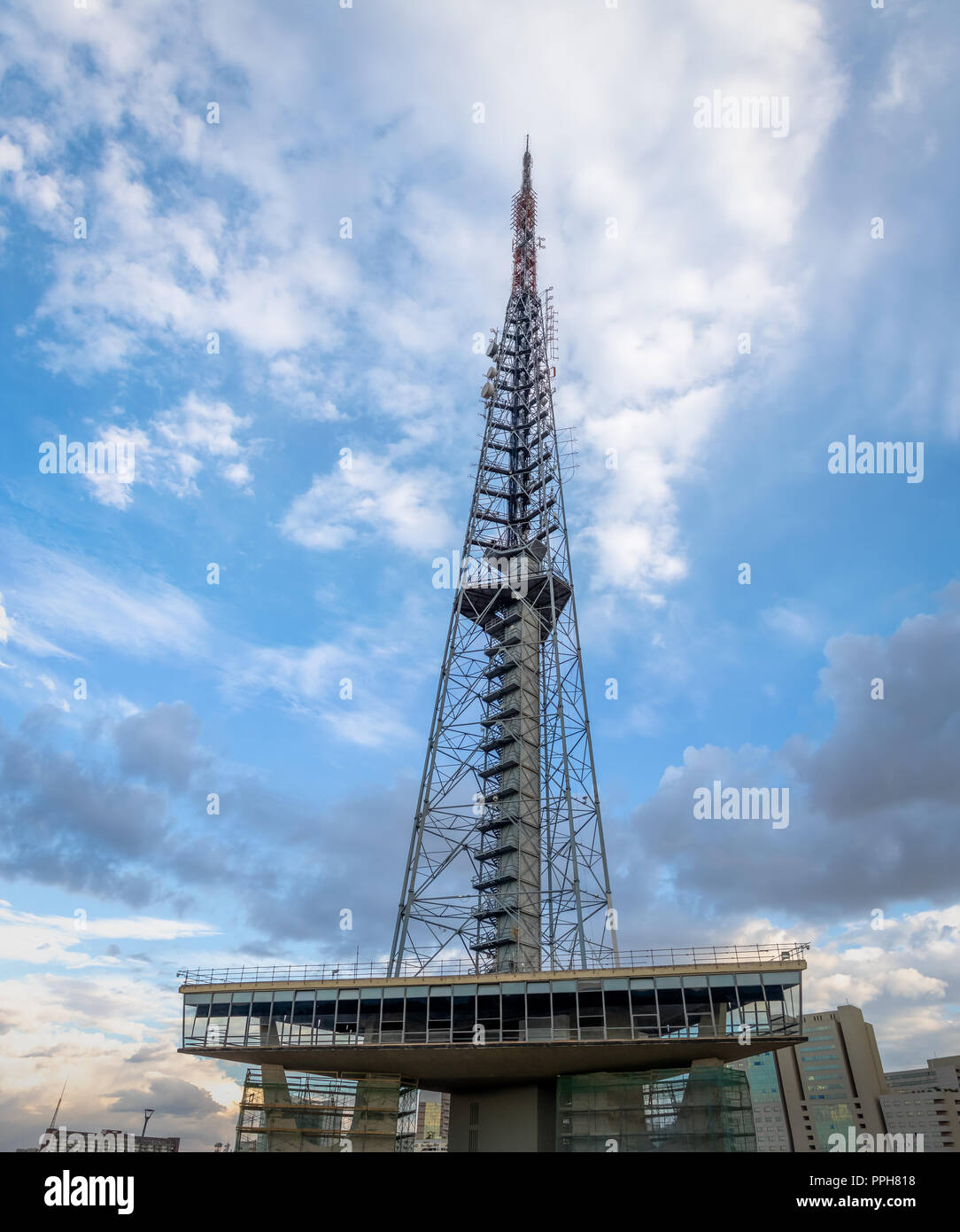 Brasilia Fernsehturm - Brasilia, Distrito Federal, Brasilien Stockfoto