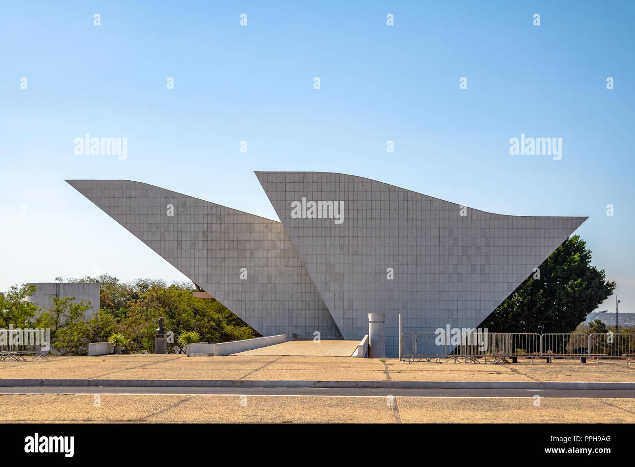 Tancredo Neves Pantheon der Vaterland und Freiheit auf drei Mächte Plaza (Praça dos Tres Poderes) - Brasilia, Distrito Federal, Brasilien Stockfoto