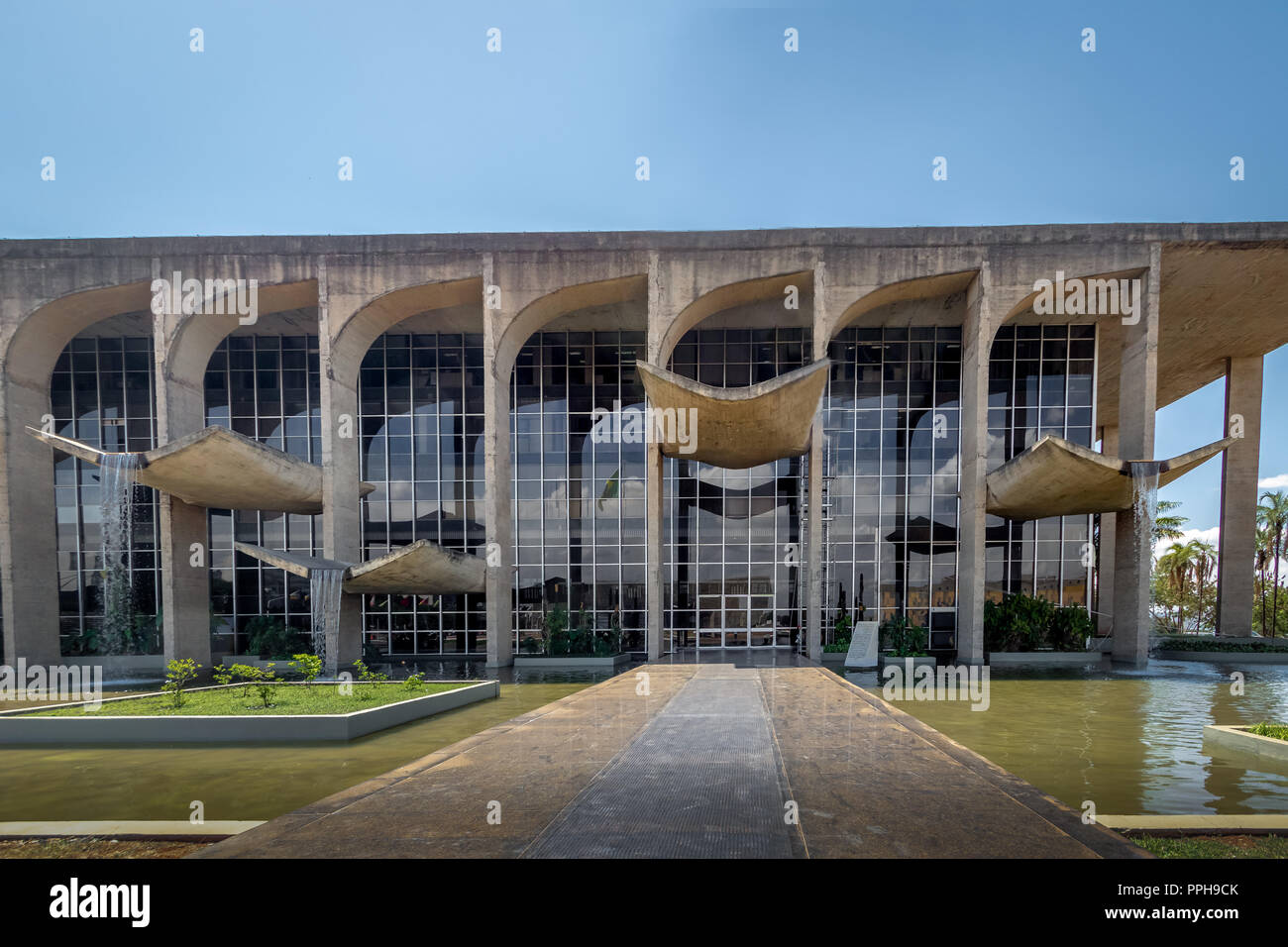 Justiz Palast - Brasilia, Distrito Federal, Brasilien Stockfoto