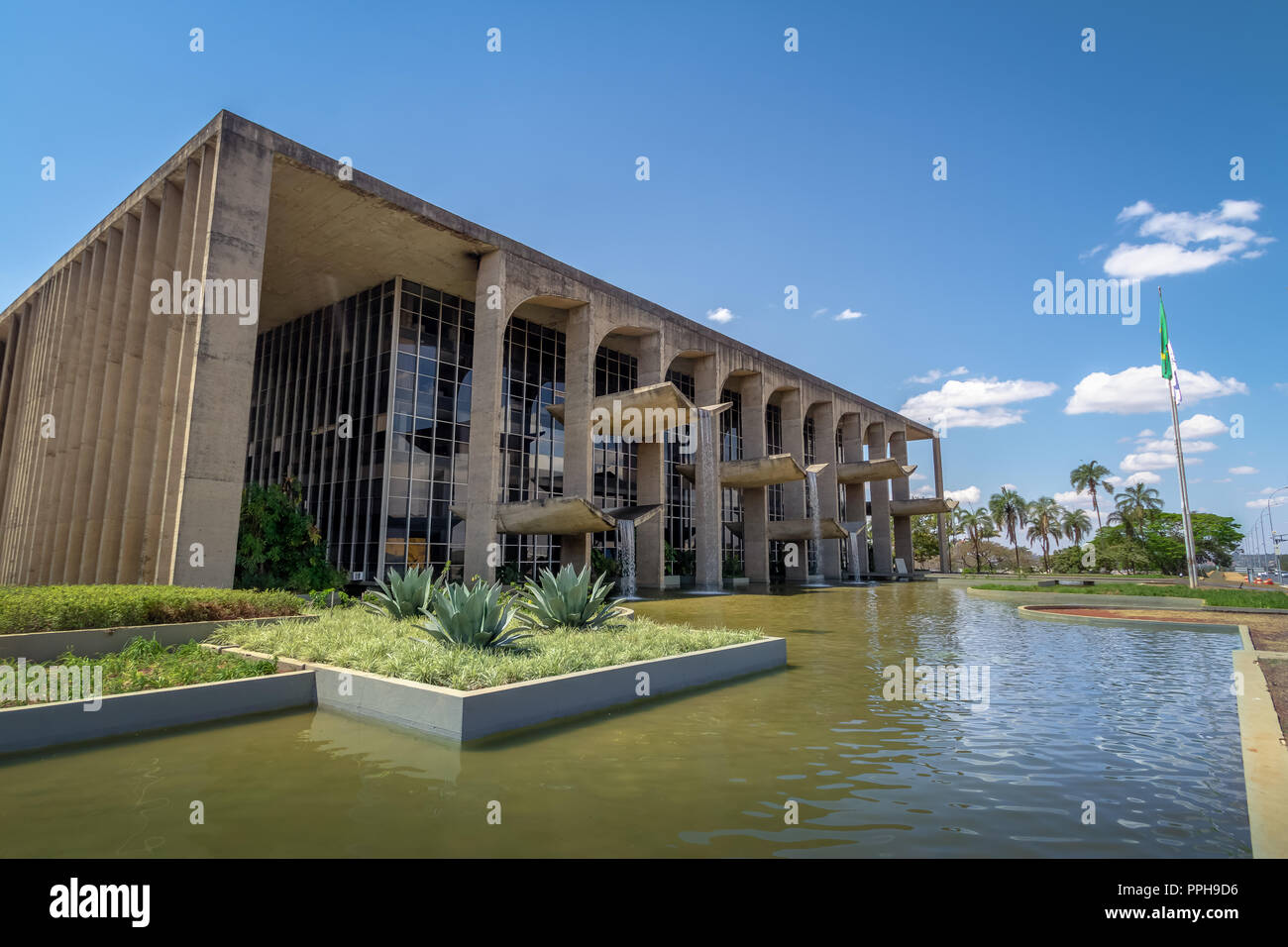 Justiz Palast - Brasilia, Distrito Federal, Brasilien Stockfoto