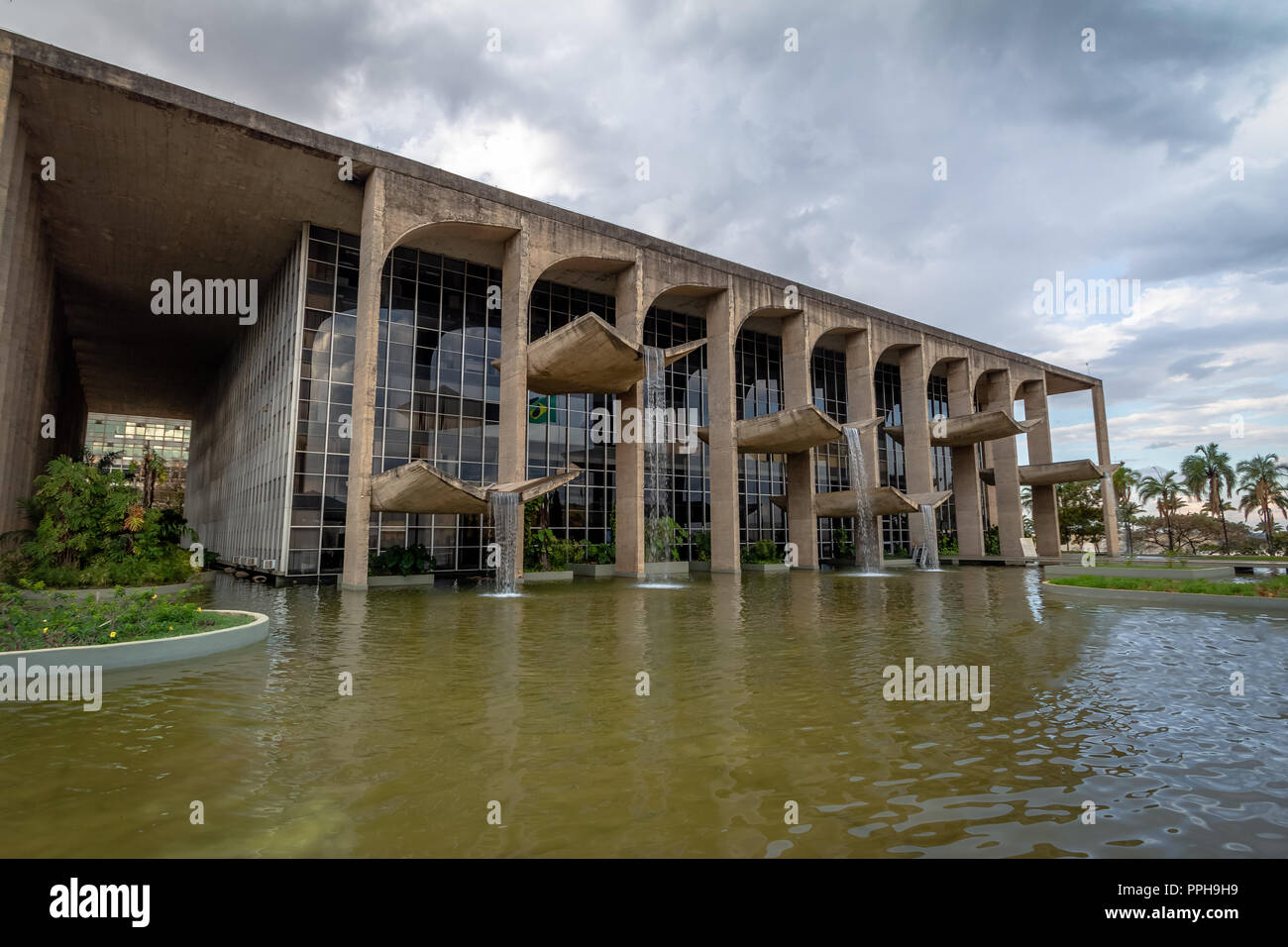 Justiz Palast - Brasilia, Distrito Federal, Brasilien Stockfoto