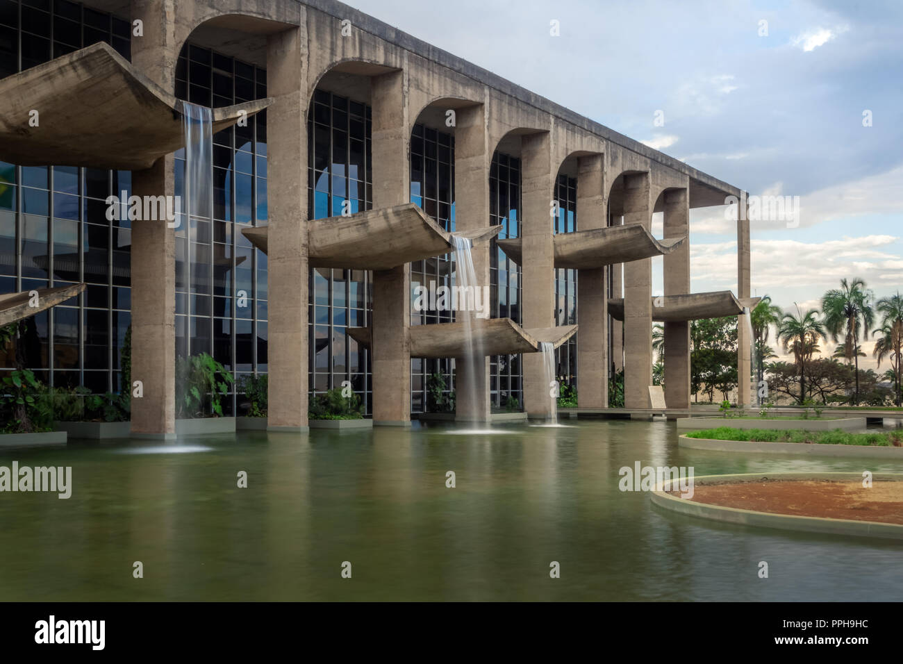 Justiz Palast - Brasilia, Distrito Federal, Brasilien Stockfoto
