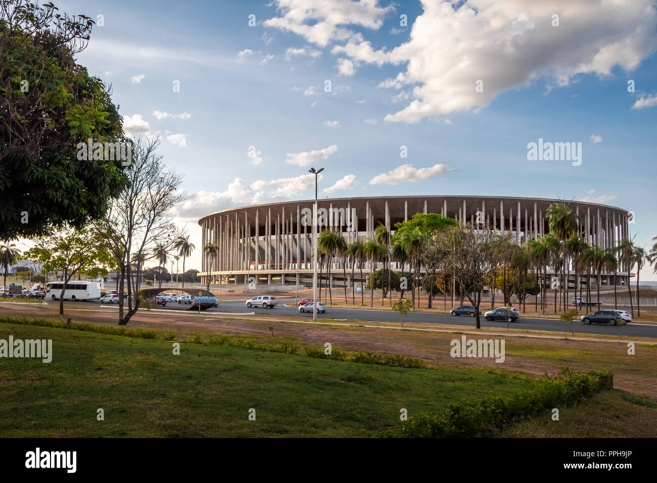 Mane Garrincha Stadion - Brasilia, Distrito Federal, Brasilien Stockfoto