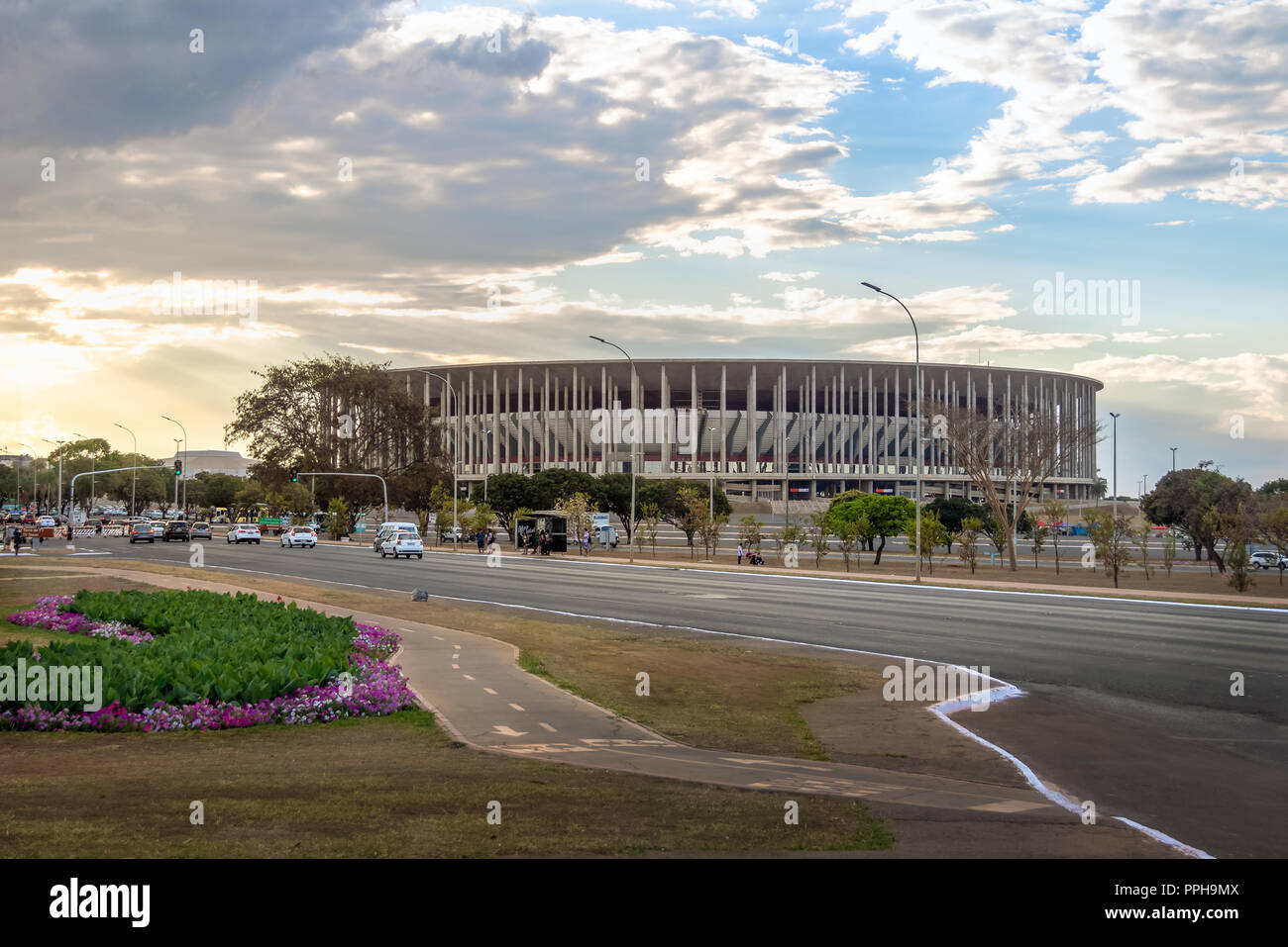 Mane Garrincha Stadion - Brasilia, Distrito Federal, Brasilien Stockfoto