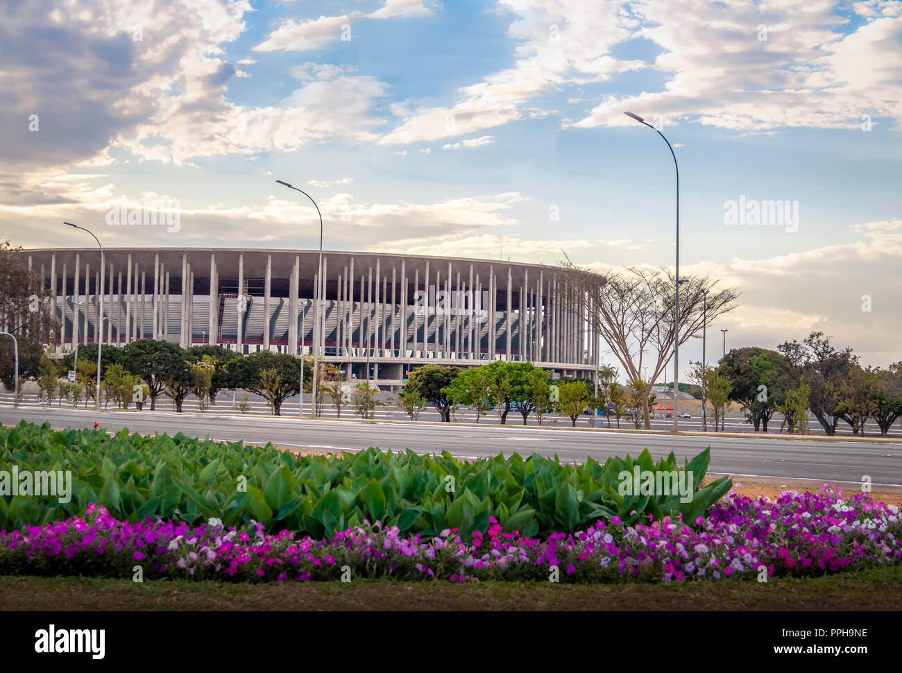 Mane Garrincha Stadion - Brasilia, Distrito Federal, Brasilien Stockfoto