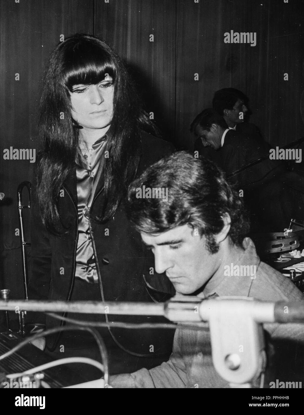 Fausto leali, Milena Cantu, 1967 Stockfoto