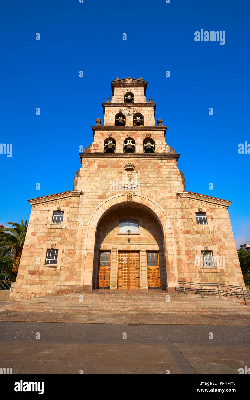 Cangas de Onis Asunción Kirche in Asturien, Spanien Stockfoto