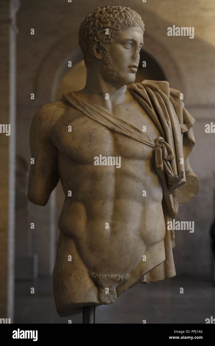 Griechische Kunst. Diomedes. Römische Skulptur nach Original von etwa 430 V.Chr. Glyptothek. München. Deutschland. Stockfoto