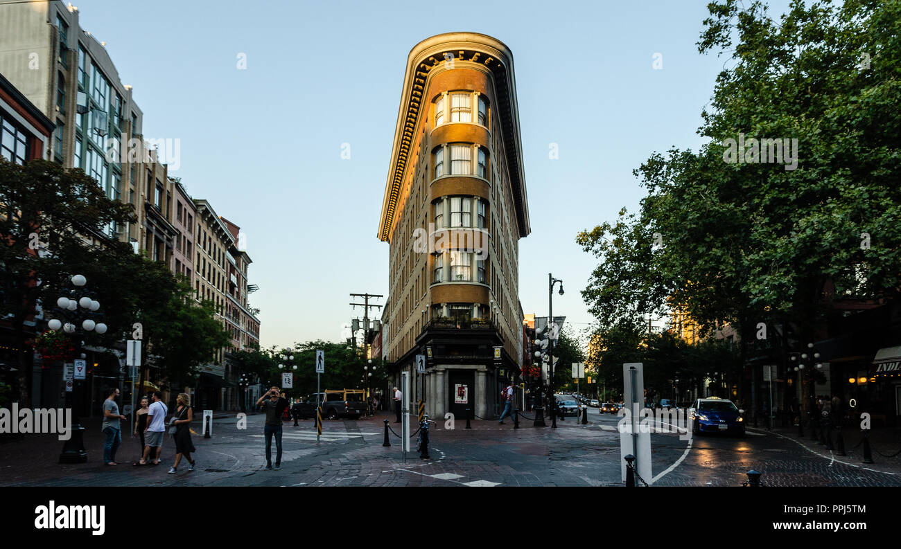 Hotel Europa Gebäude, Vancouver Stockfoto