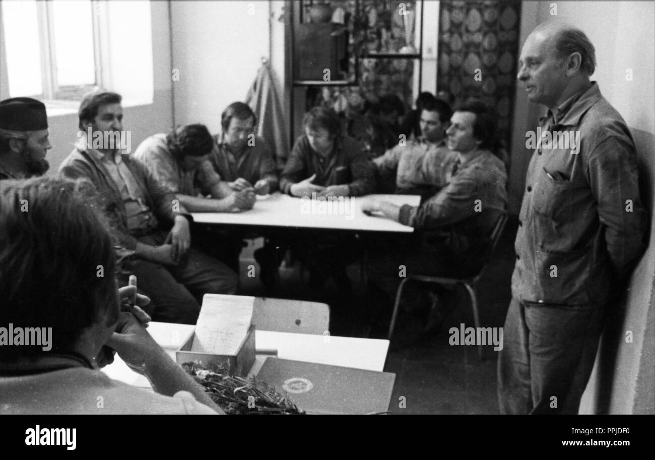 VEB (Volkseigener Betrieb) Germania in Karl-Marx-Stadt (DDR) im September 1975. Anlagenbau. | Verwendung weltweit Stockfoto