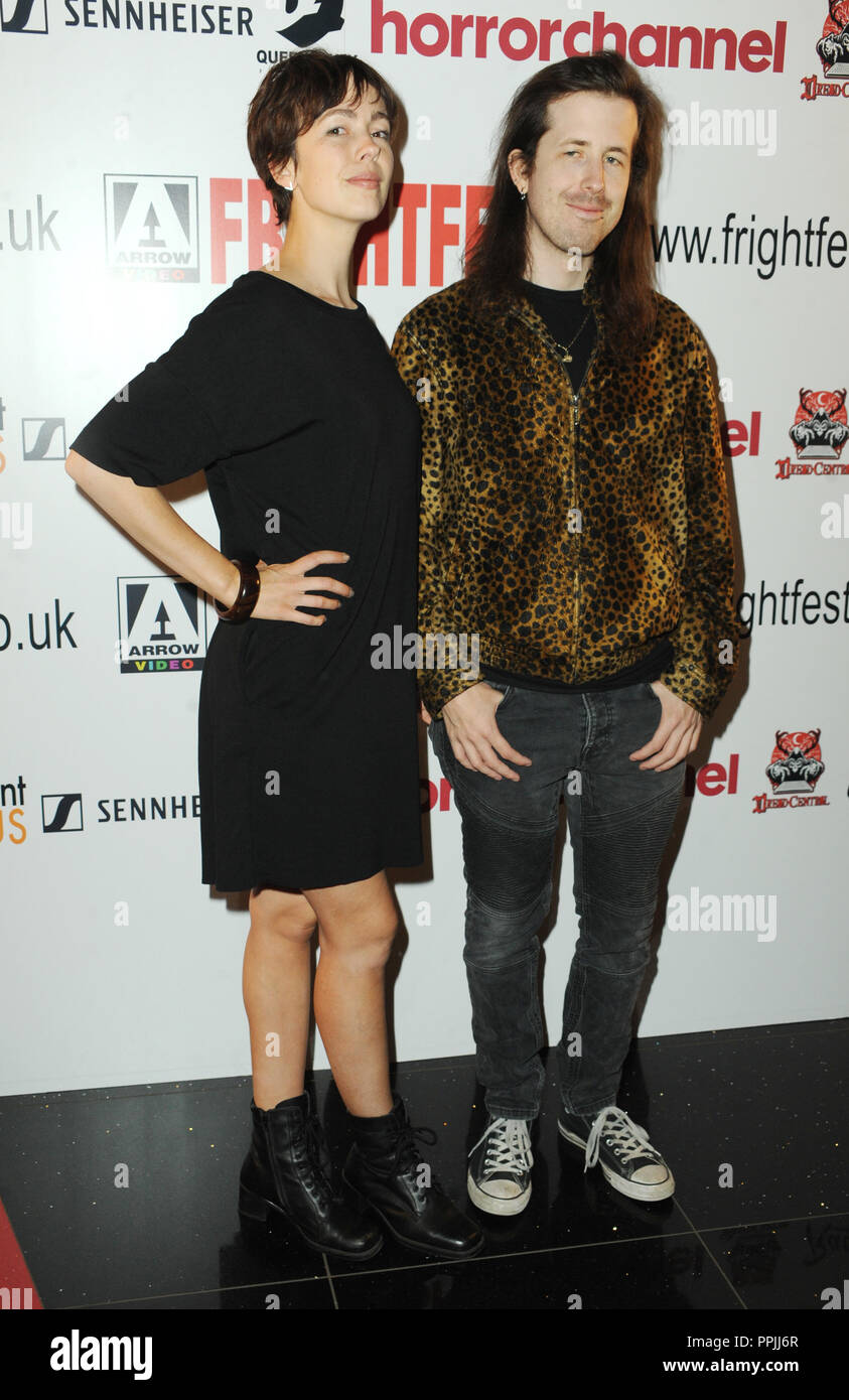 FrightFest London Film Festival 2018 - "Was hält Sie Lebendig"-Screening mit: Colin Minahan, Bretagne Allen Wo: London, Großbritannien Wann: 25 Aug 2018 Quelle: WENN.com Stockfoto