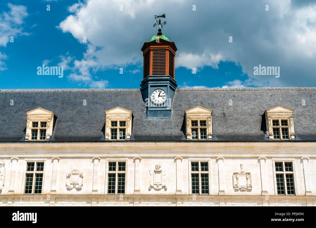 Chateau-Neuf, ein Palast in Laval, Frankreich Stockfoto