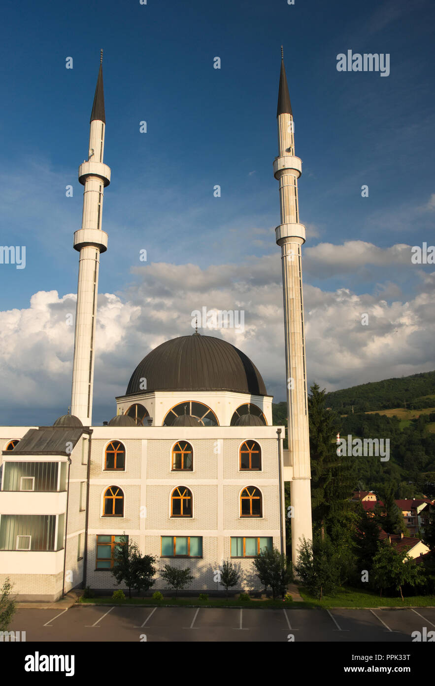 Kalibunarska džamija (Moschee), Travnik, Bosnien und Herzegowina. Stockfoto
