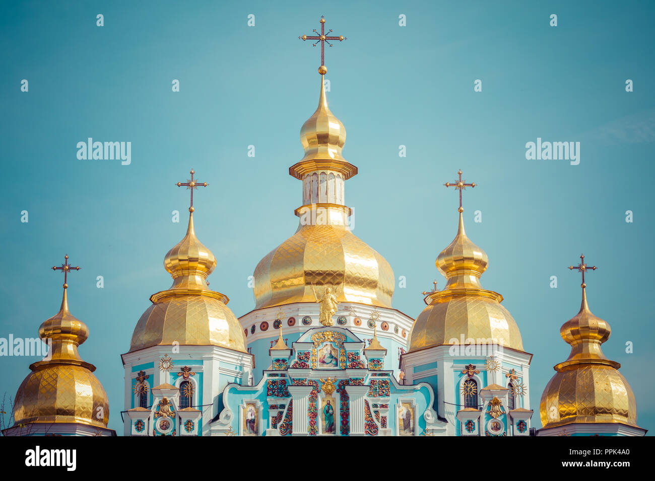 Pechersk Lavra oder das Kiewer Höhlenkloster. in Kiew, Ukraine. Stockfoto