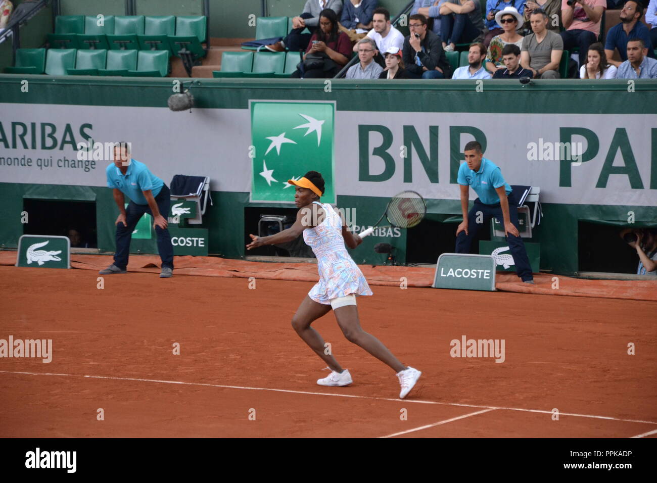 Venus Williams in Roland-Garros-2016 Stockfoto