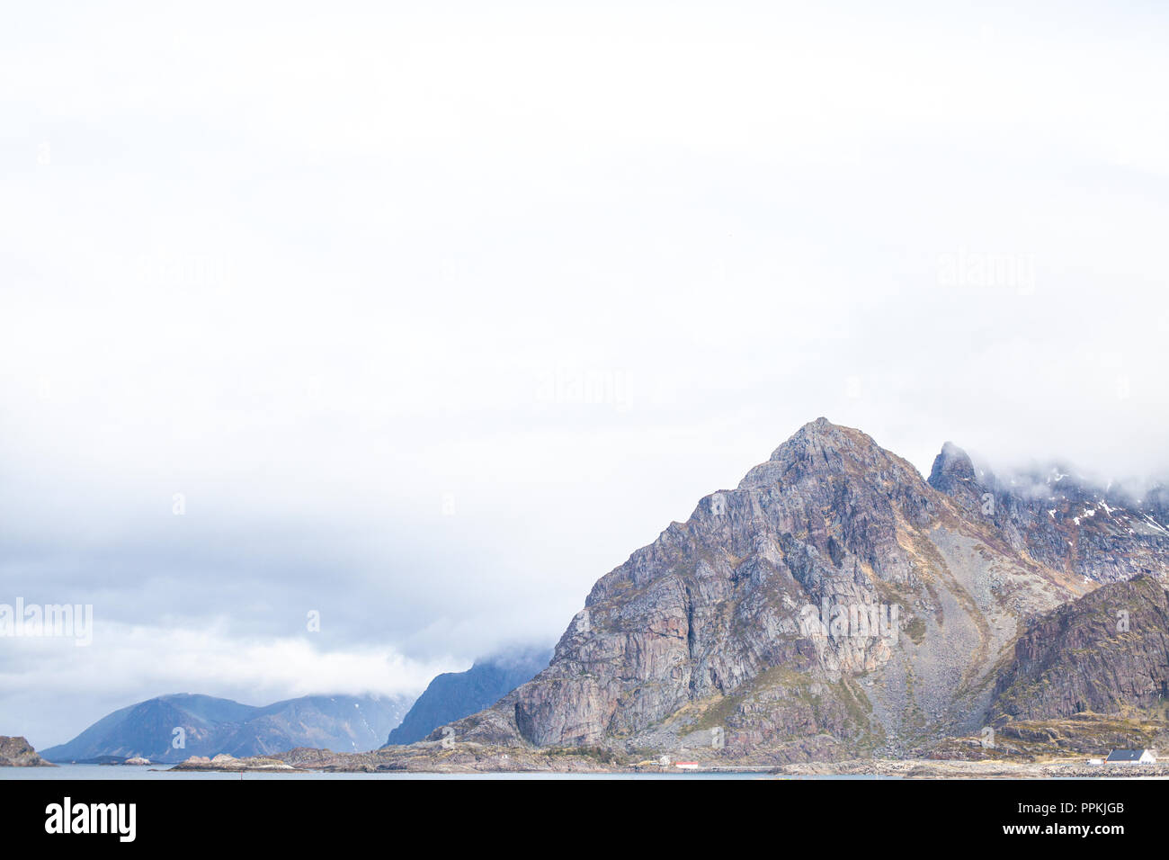 Die Fahrt auf die Lofoten Stockfoto