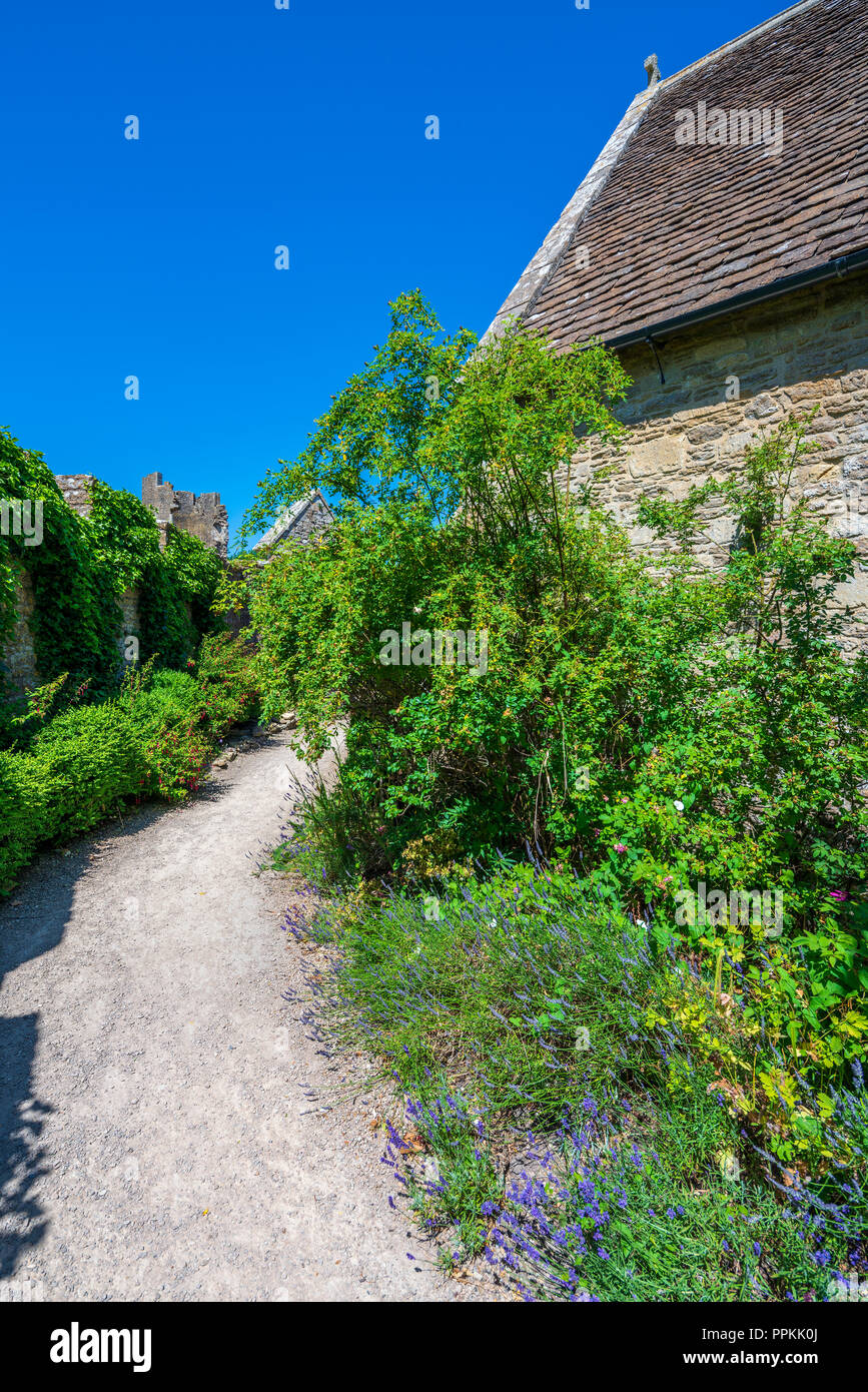 St Leonard's Kapelle in Farleigh Hungerford Castle, Somerset, England, Vereinigtes Königreich, Europa Stockfoto