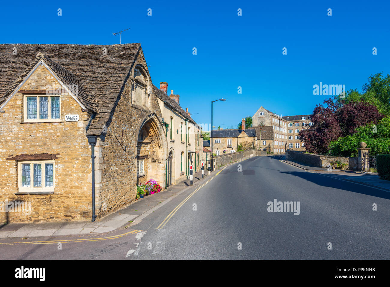 High Street in Malmesbury, Wiltshire, England, Vereinigtes Königreich, Europa Stockfoto