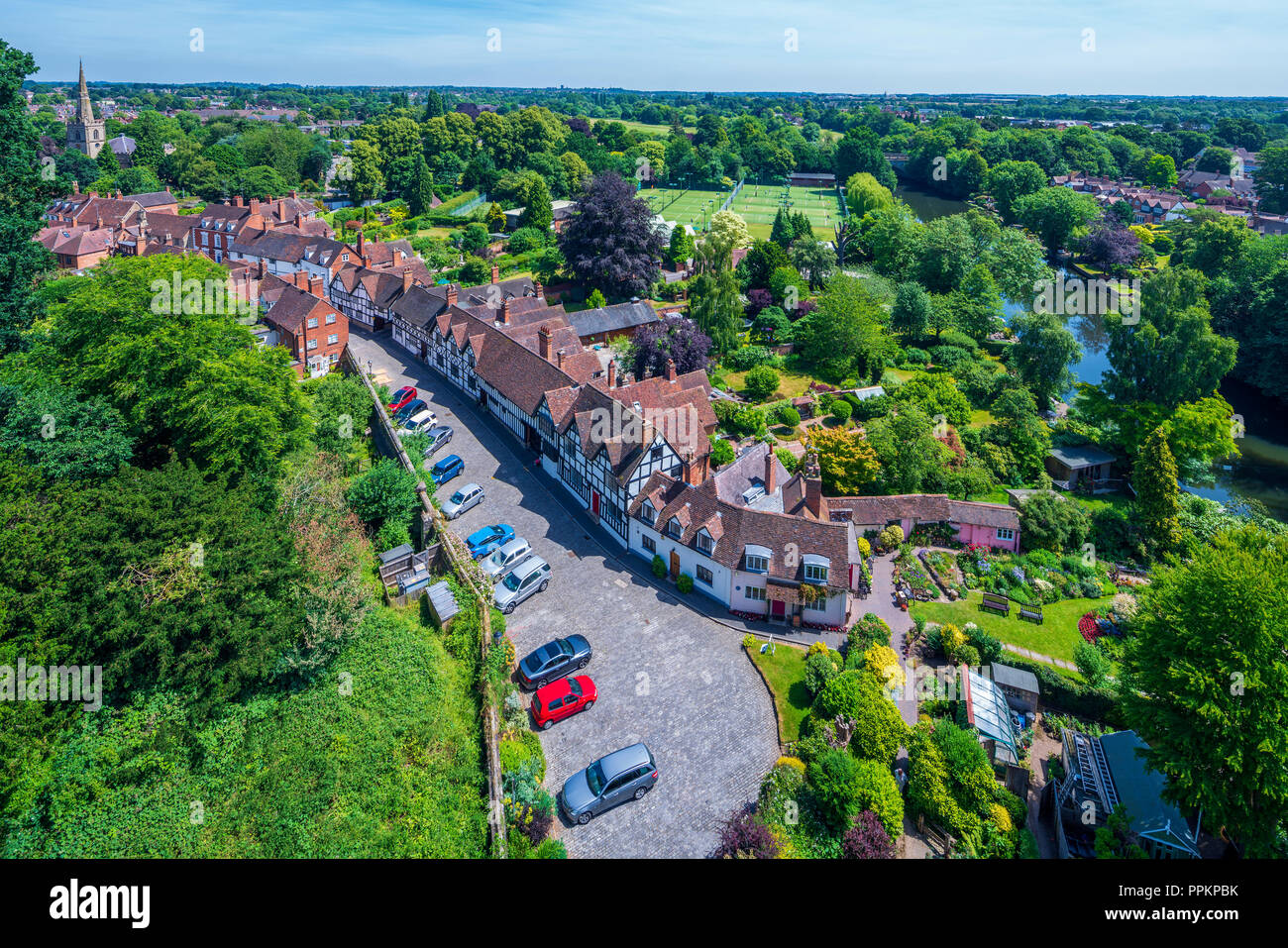 Schloss Warwick, Warwickshire, West Midlands, England, Großbritannien, Europa Stockfoto