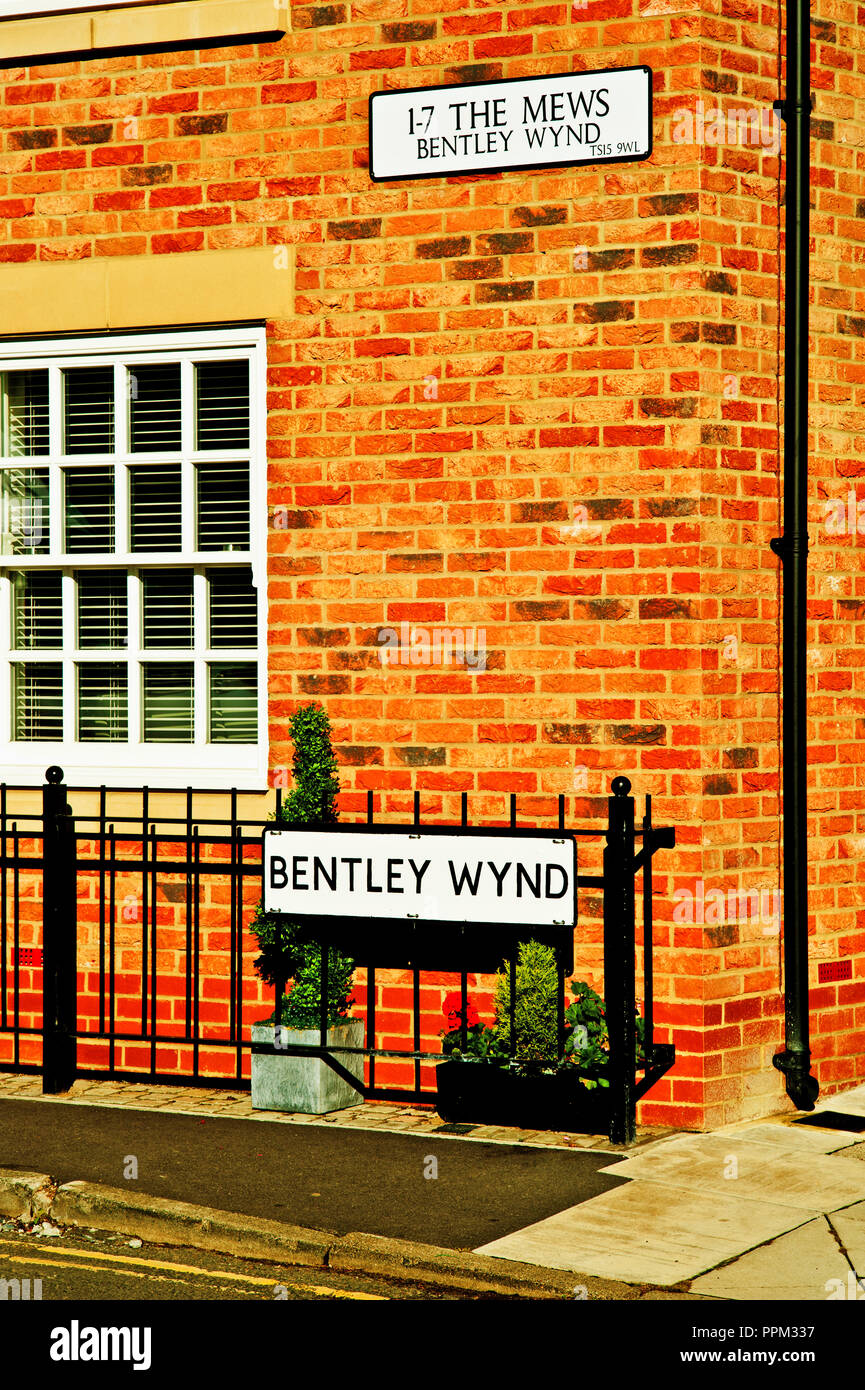 Das Mews, Bentley Wynd, Yarm on Tees, North East England Stockfoto