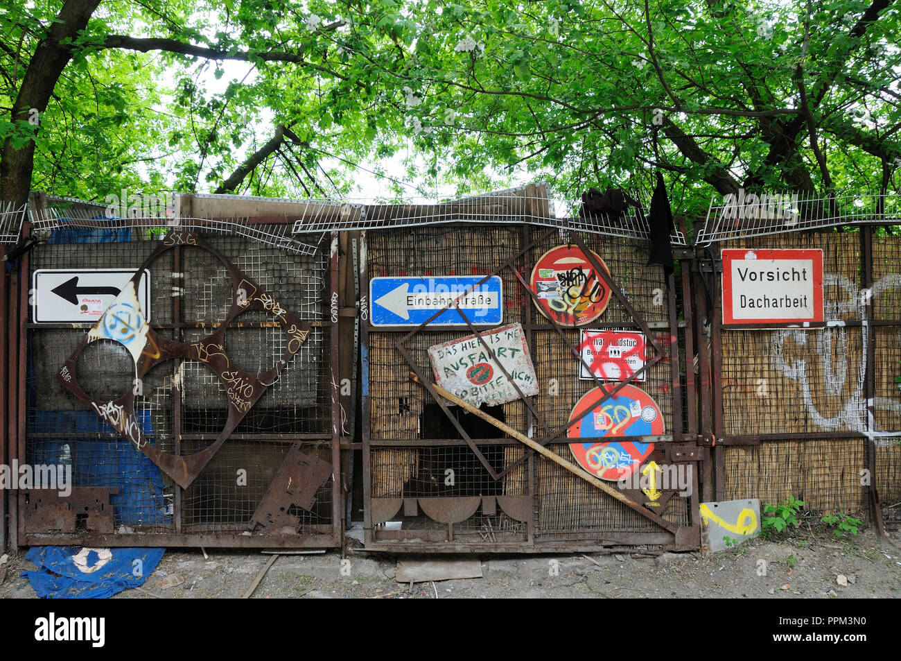 Wandmalerei. Berlin, Deutschland Stockfoto