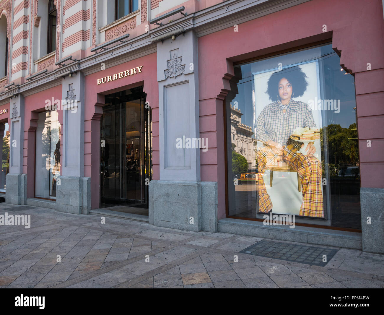 Die Burberry Store in Platz der Freiheit, Tiflis, Georgien. Stockfoto