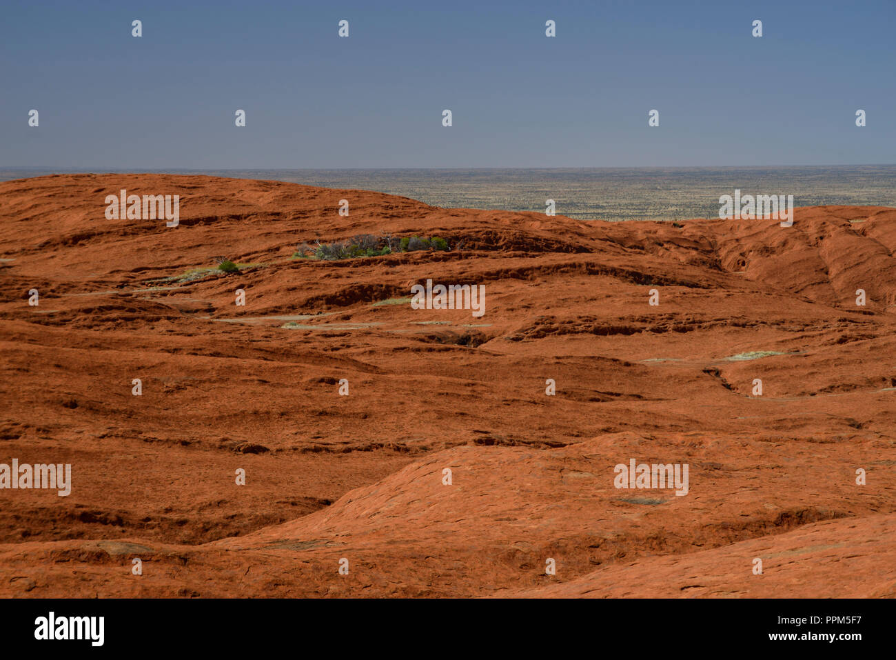 Climbing Uluru, Ayers Rock, Uluru Kata Tjutas National Park, Australien Stockfoto