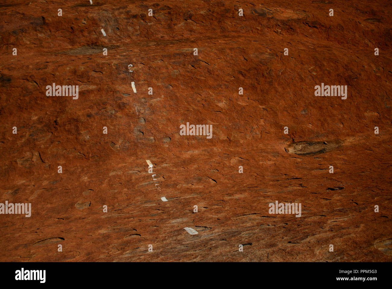 Climbing Uluru, Ayers Rock, Uluru Kata Tjutas National Park, Australien Stockfoto