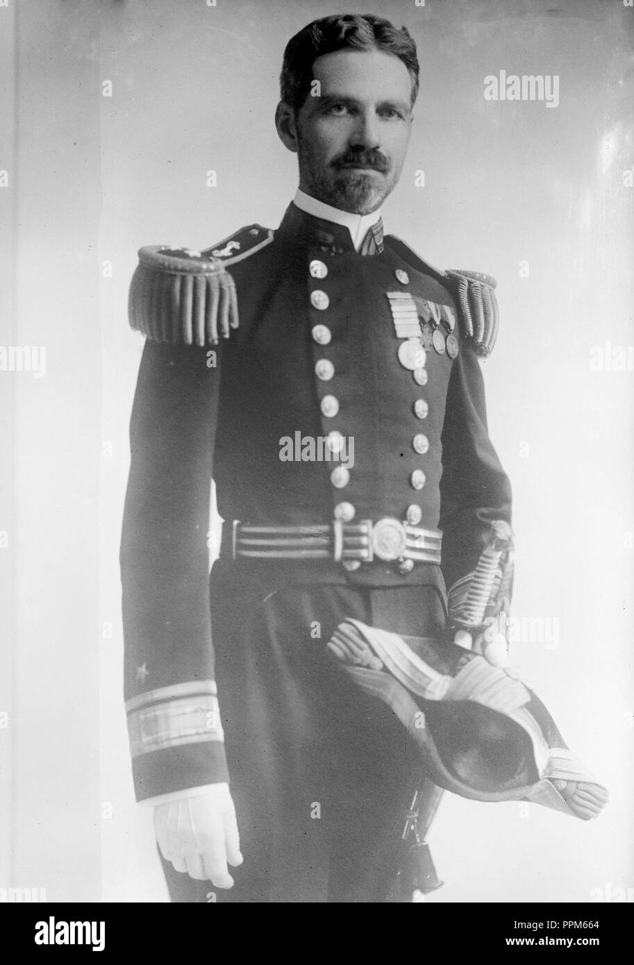 Commander Nathan Crook Twining (1869-1924), später ein Admiral der US Navy Stockfoto