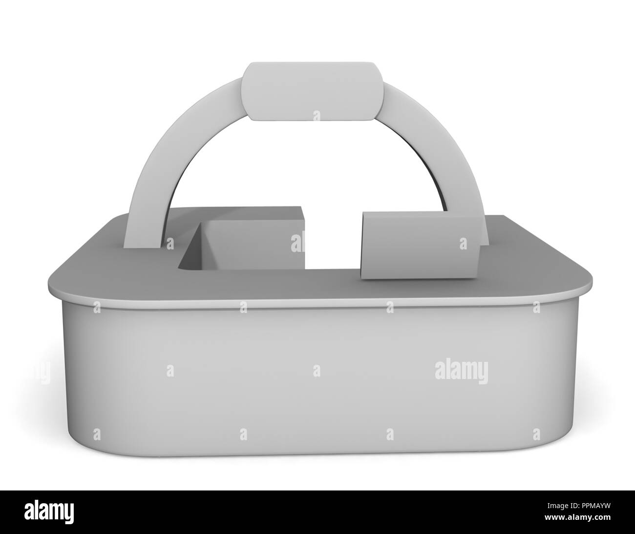 Deli Essen begegnen. Coffee Shop Interior 3d Illustration. Lebensmittel shop shop Interieur. Stockfoto