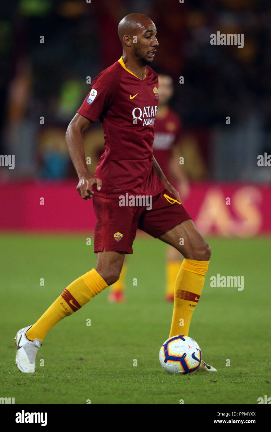 Rom, Italien. 26 Sep, 2018. 26.09.2018, Stadio Olimpico, Rom, Italien. SERIE A: NZONZI in Aktion während der italienischen Serie A Match zwischen A.S. ROMA V FROSINONE im Stadio Olimpico in Rom. Credit: Unabhängige Fotoagentur/Alamy leben Nachrichten Stockfoto