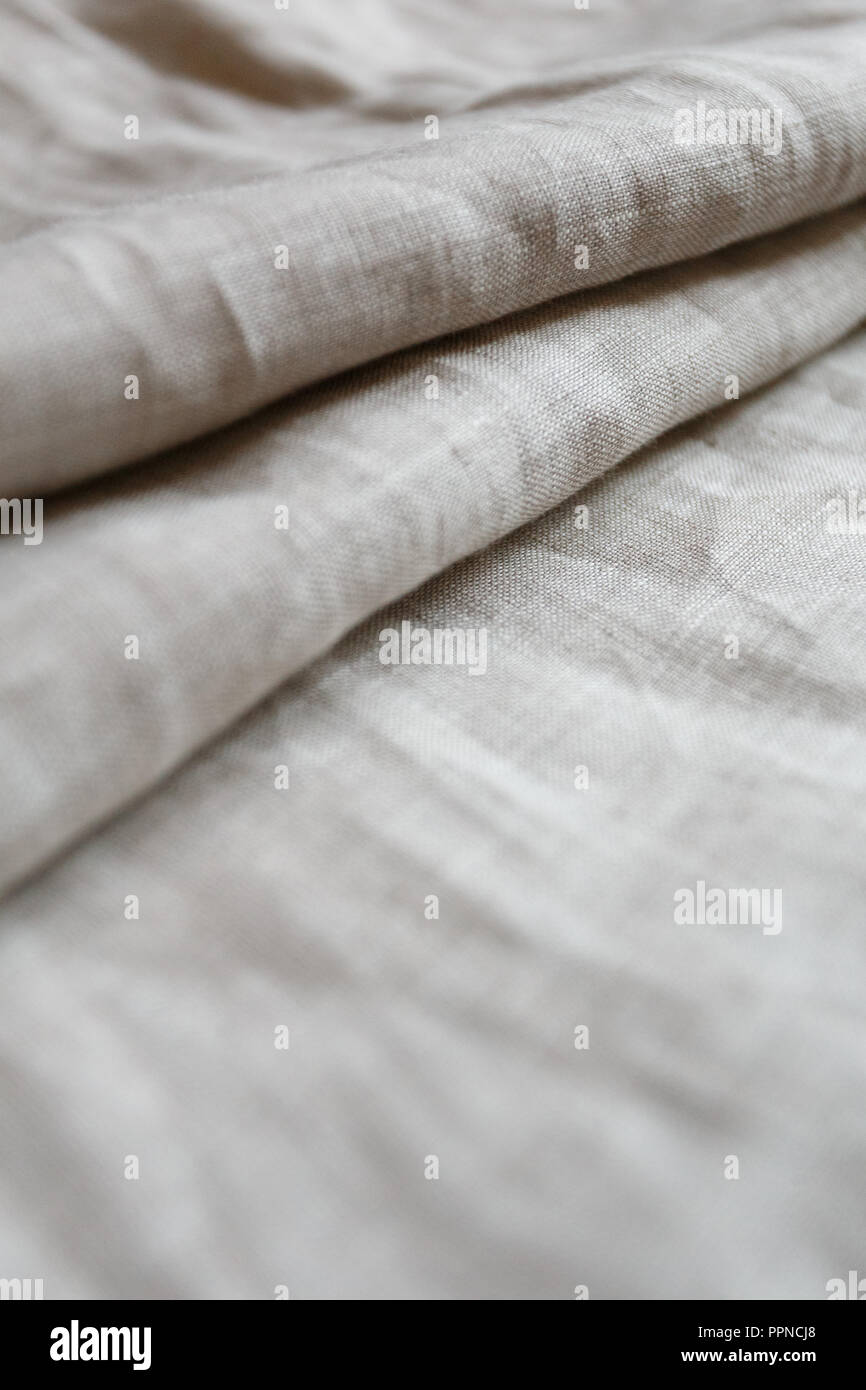 Natürliche Leinen Hintergrund Nahaufnahme Stockfoto
