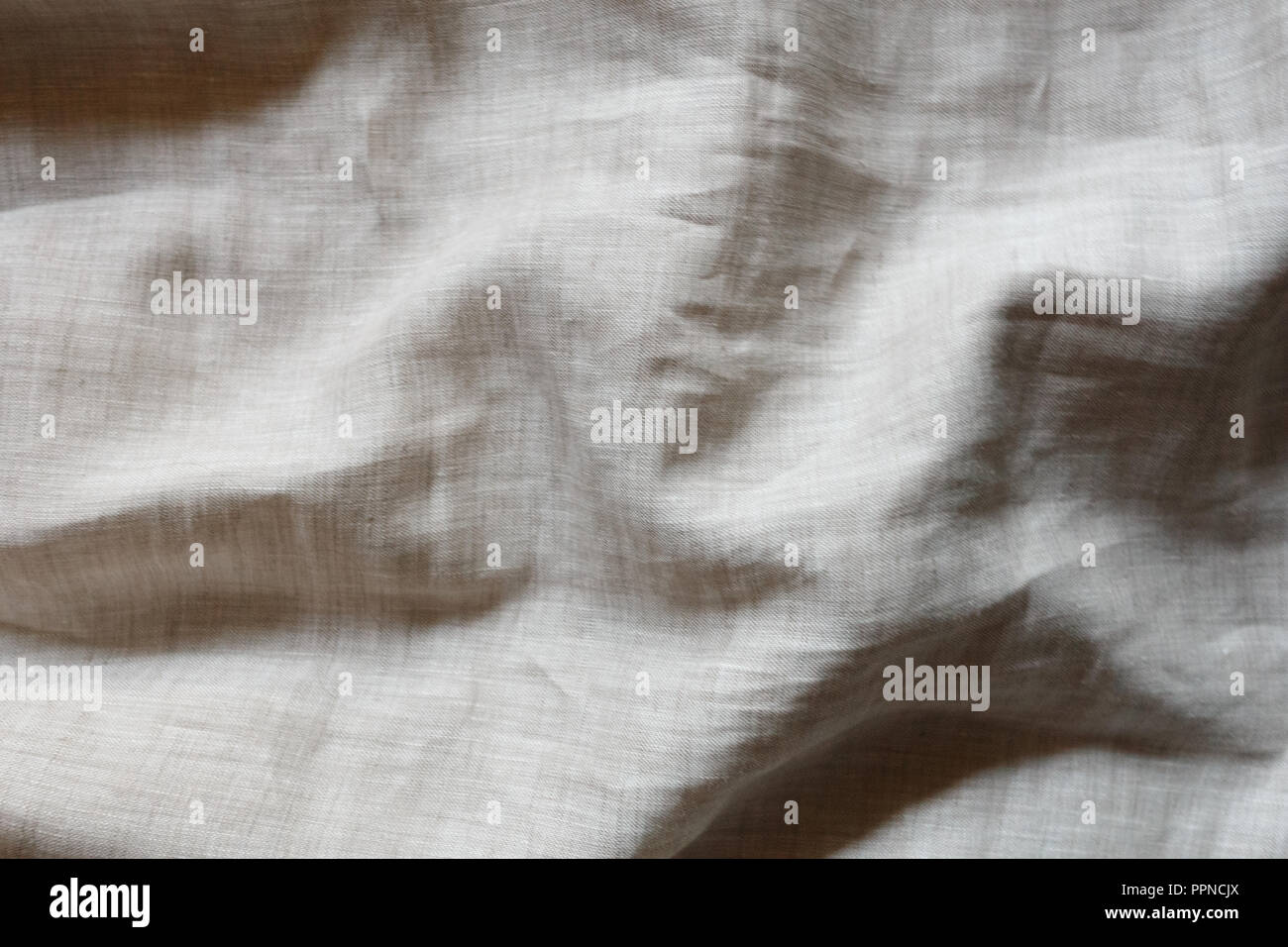 Natürliche Leinen Hintergrund Nahaufnahme Stockfoto