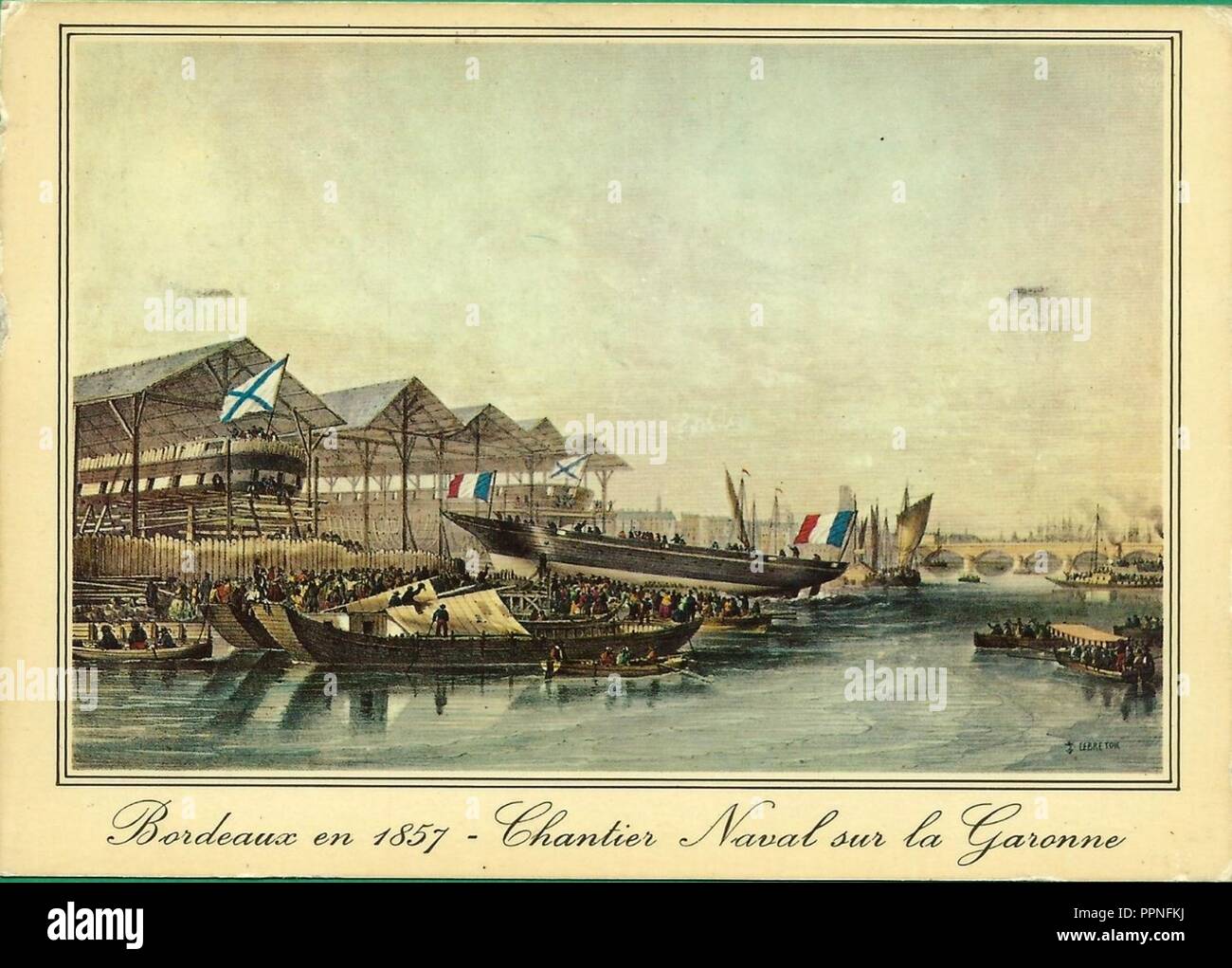 Bordeaux - Chantier Naval 2. Stockfoto