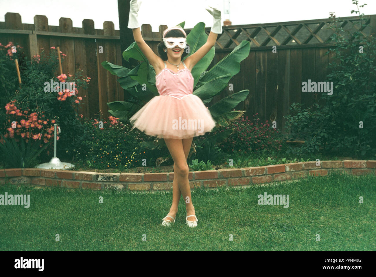Vintage Halloween Snapshot, United States Stockfoto
