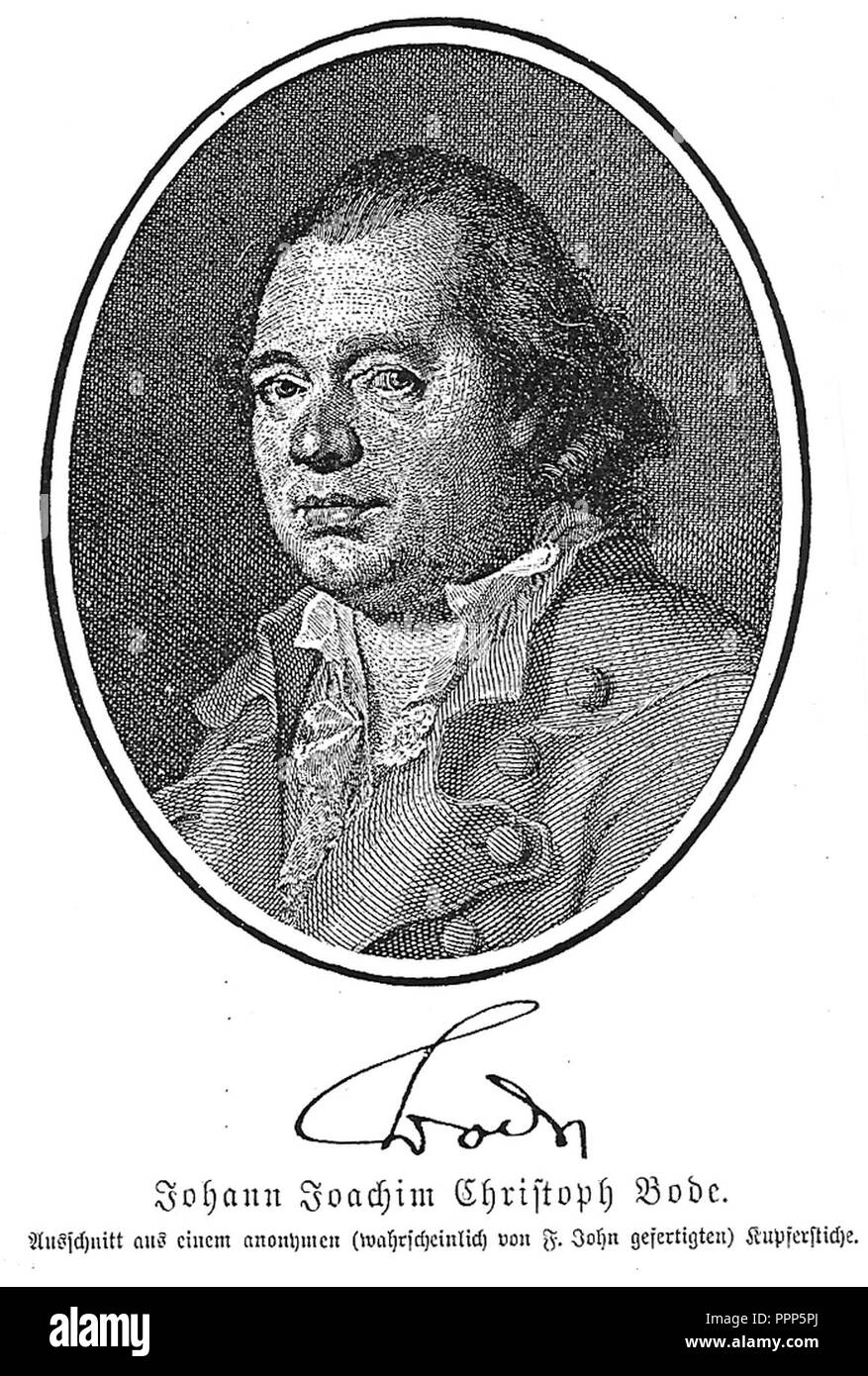 Johann Bode. Stockfoto