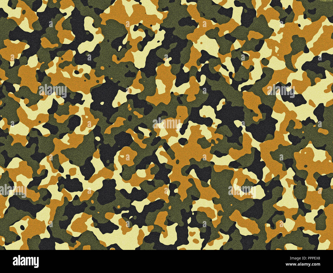 Strukturierte grün und orange camouflage Muster Hintergrund Stockfoto