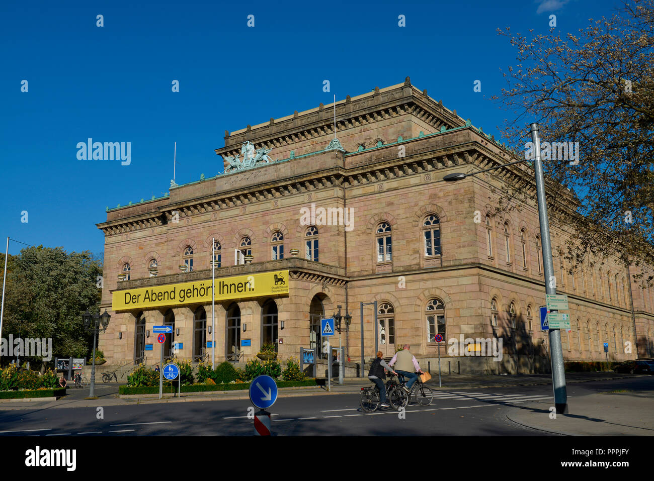 Staatstheater, am Theater, Braunschweig, Niedersachsen, Deutschland Stockfoto