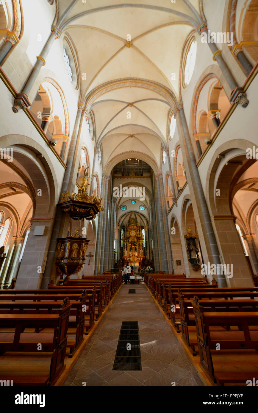 St.-Ludgerus-Kirche, Werdener, Essen, Nordrhein-Westfalen, Deutschland Stockfoto