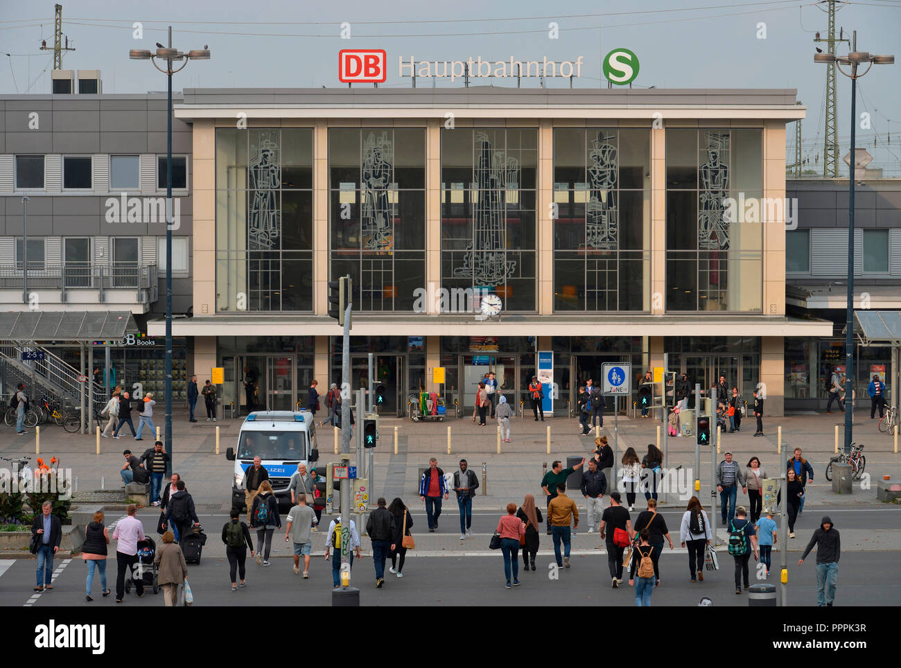 Hauptbahnhof, Koenigswall, Dortmund, Nordrhein-Westfalen, Deutschland, Königswall Stockfoto