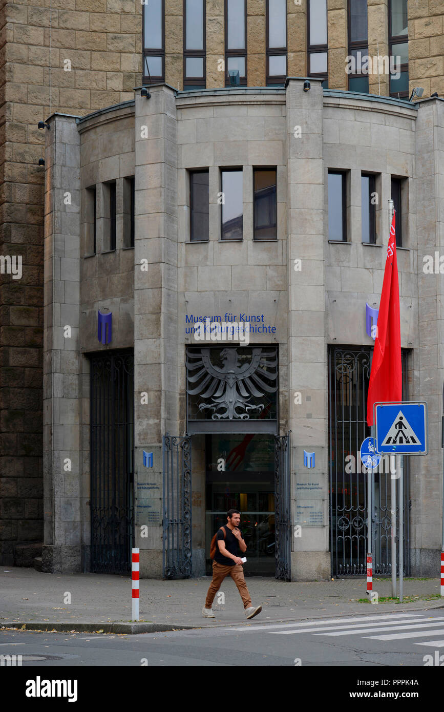 Museum fuer Kunst und Kunstgewerbe, Hansastraße, Dortmund, Nordrhein-Westfalen, Deutschland Stockfoto