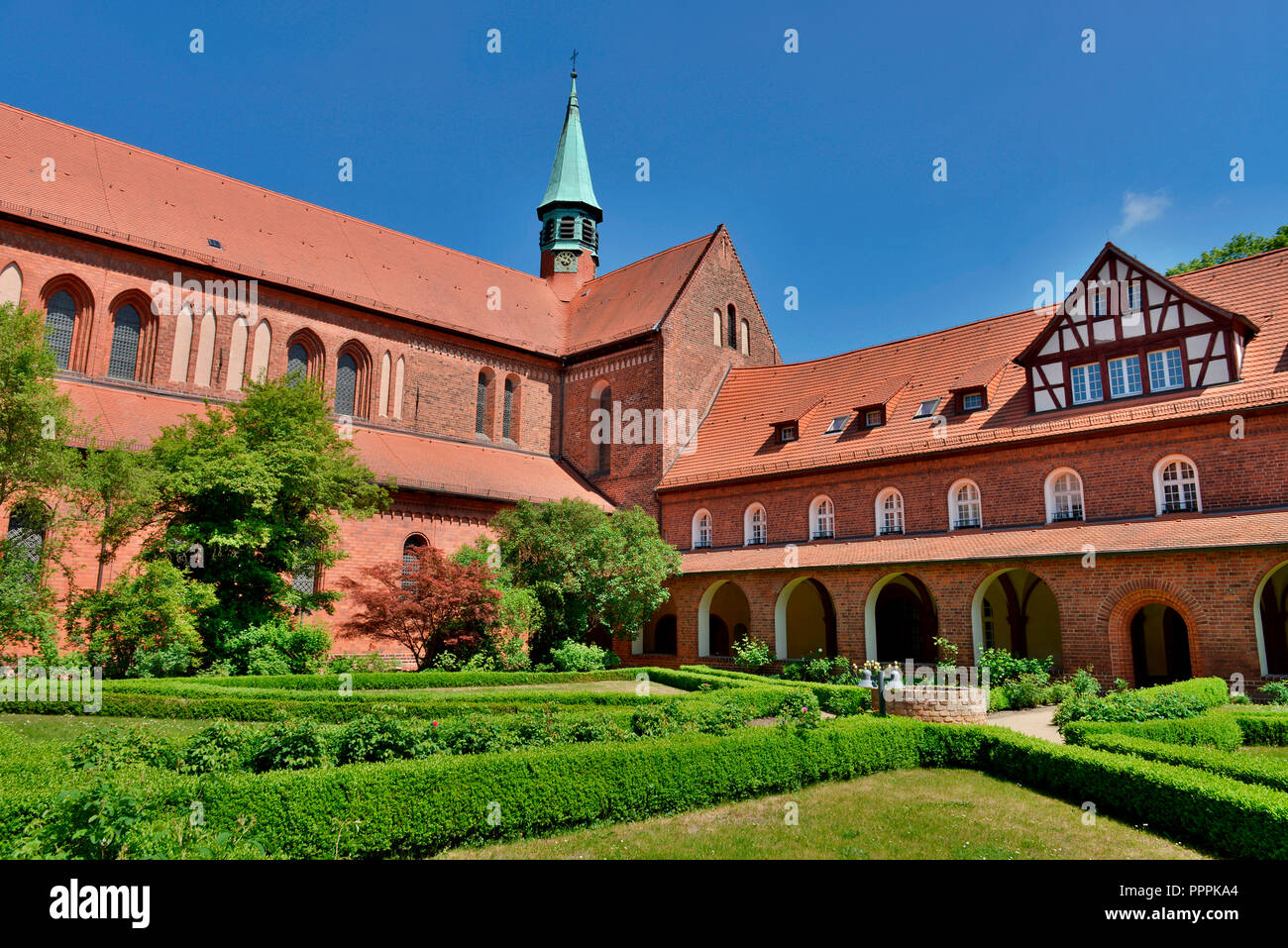 Klosterkirche St. Marien, Kloster Lehnin, Brandenburg, Deutschland Stockfoto