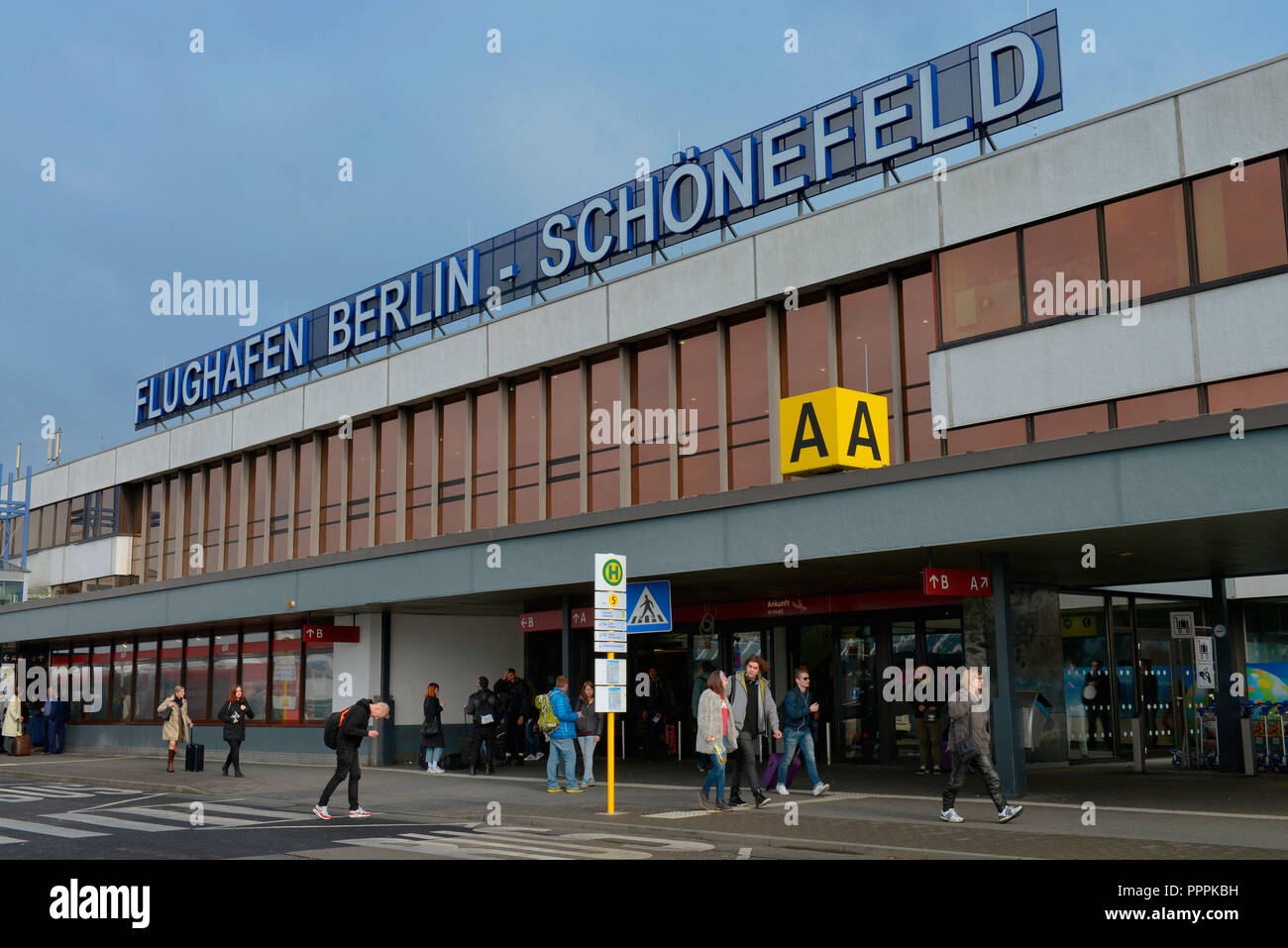 Terminal A, Flughafen, Schönefeld, Brandenburg, Deutschland Stockfoto