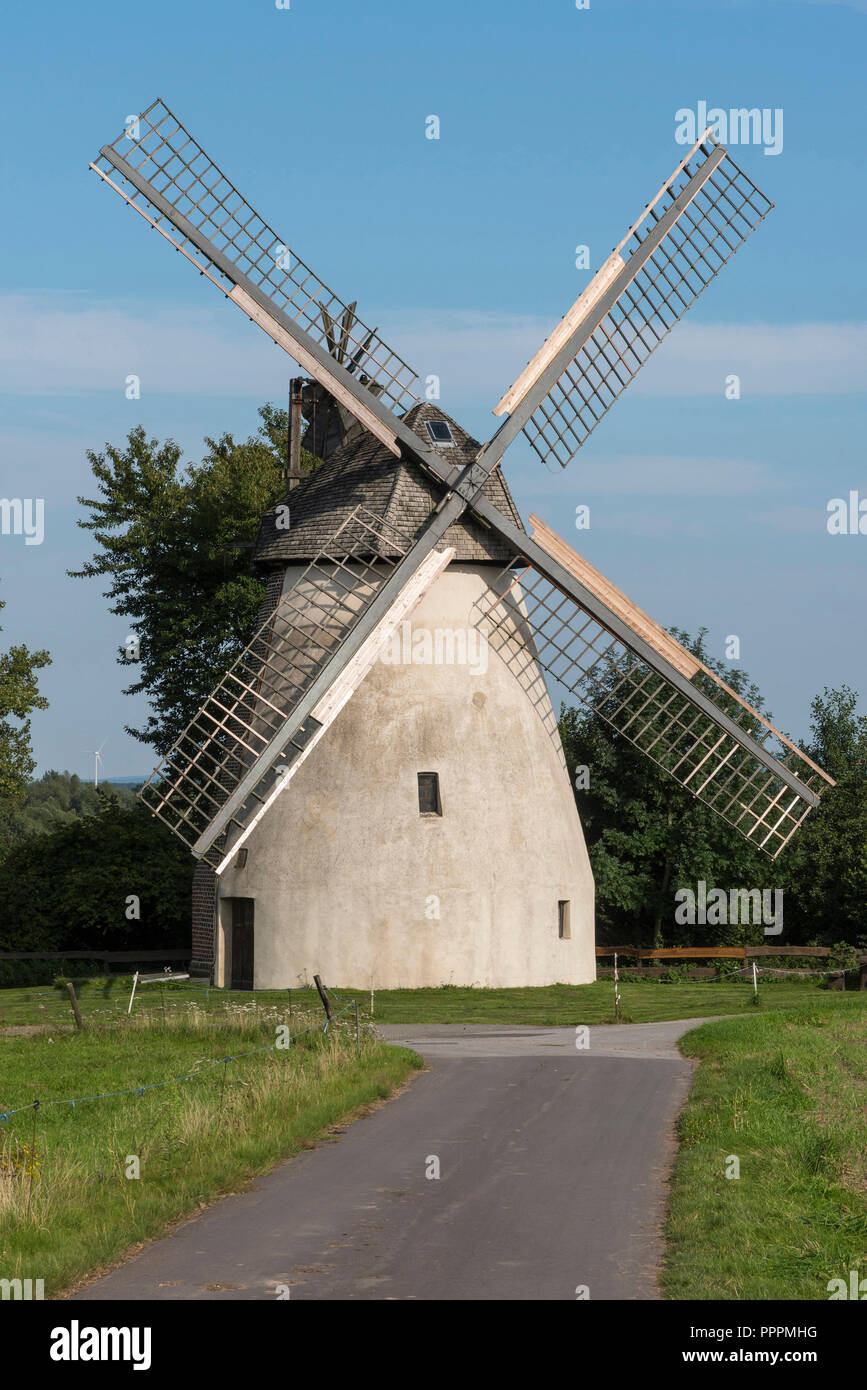 Wind Mill, Todtenhausen, Minden-Luebbecke, Ostwestfalen-Lippe, Nordrhein-Westfalen, Deutschland Stockfoto