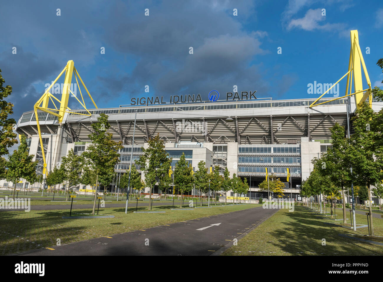 Signal Iduna Park, Fußball Stadion, BVB, Dortmund, Ruhrgebiet, Nordrhein-Westfalen, Deutschland Stockfoto