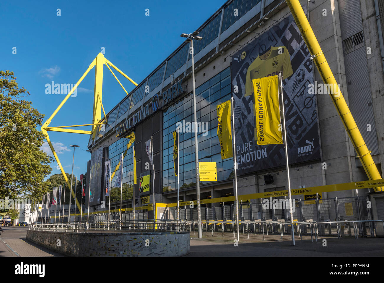 Signal Iduna Park, Fußball Stadion, BVB, Dortmund, Ruhrgebiet, Nordrhein-Westfalen, Deutschland Stockfoto
