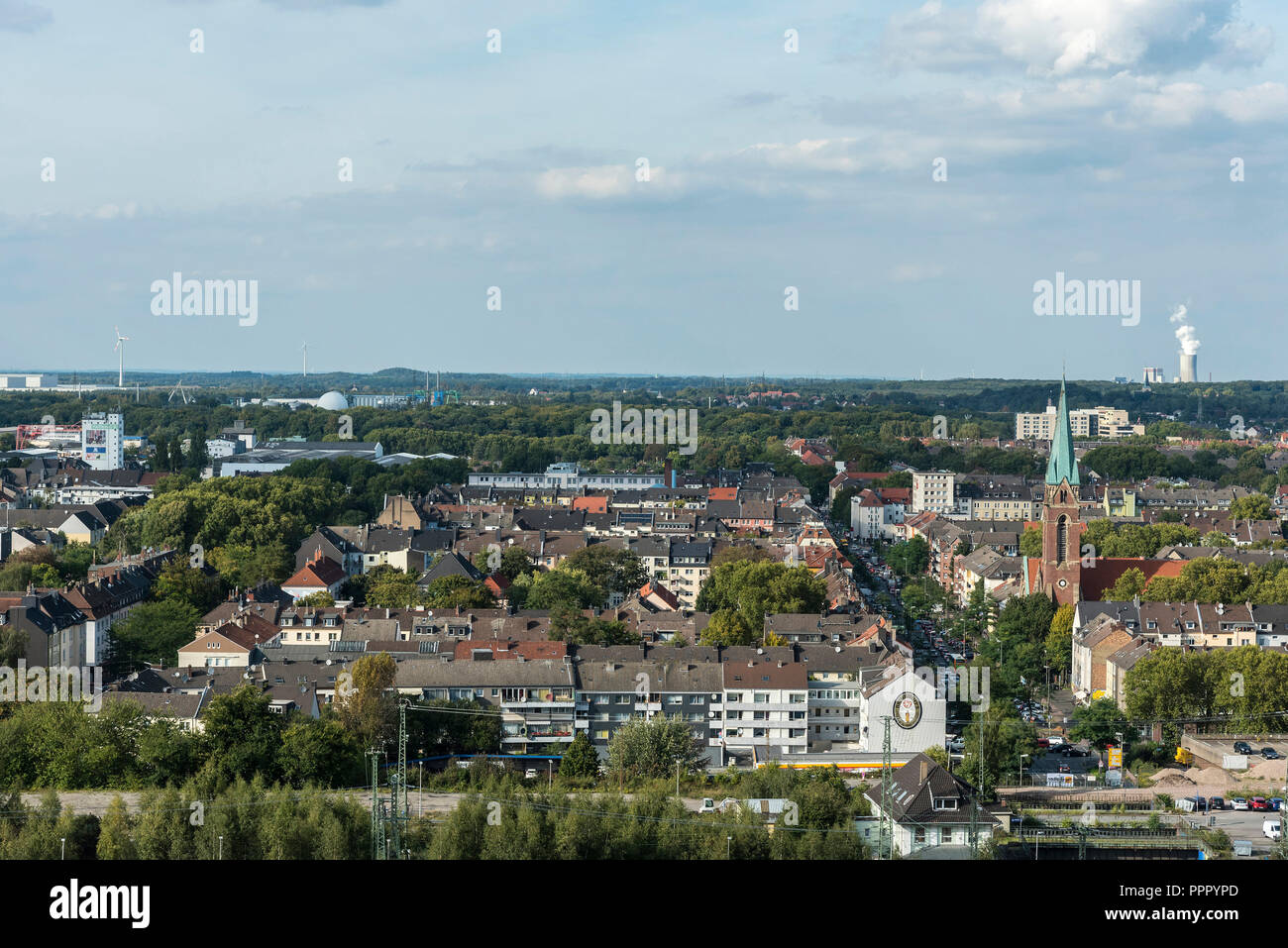Den nördlichen Teil der Stadt, Dortmund, Ruhrgebiet, Nordrhein-Westfalen, Deutschland Stockfoto